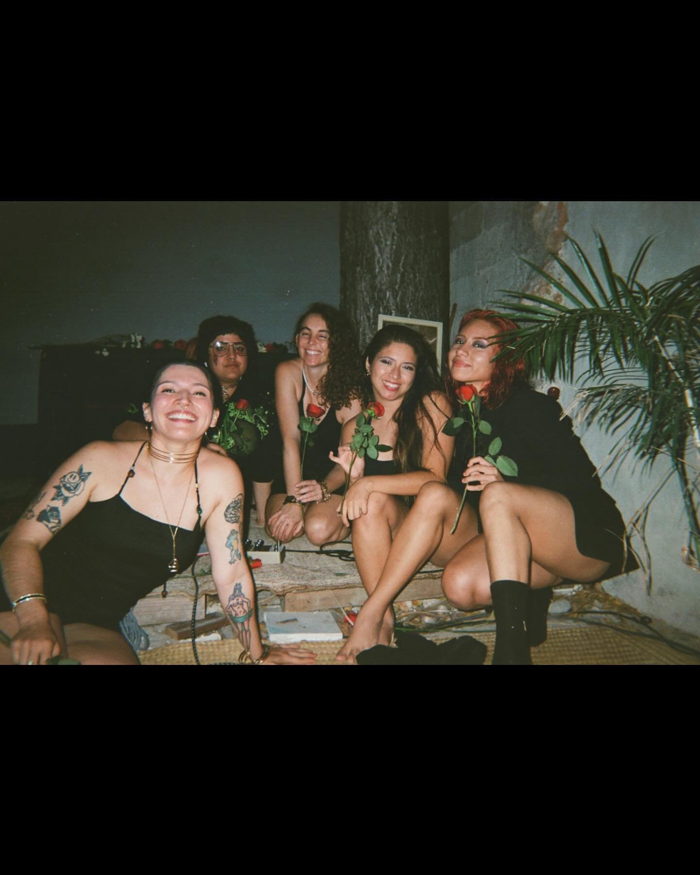 we just got our photos developed from our performance and i can&rsquo;t wait to share them... my eyes are closed but my heart is open lol, such a joyous wild night performing with @ninanina.club @rudithmartinez @_.k.ai @dayragcc @lainquietanteextrane