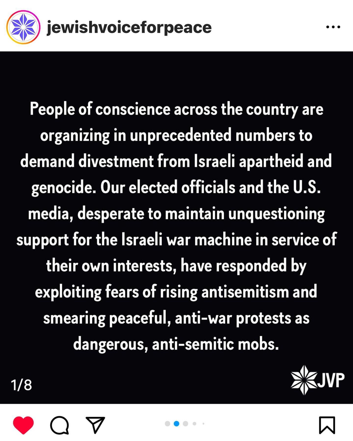 from @jewishvoiceforpeace | antizionism is not antisemitism; zionism under the IDF has led to geny side in gaza. @protectpalestineorg has a really helpful listing of resources, local protests  and action items, see the link in their bio! @socalmuslim