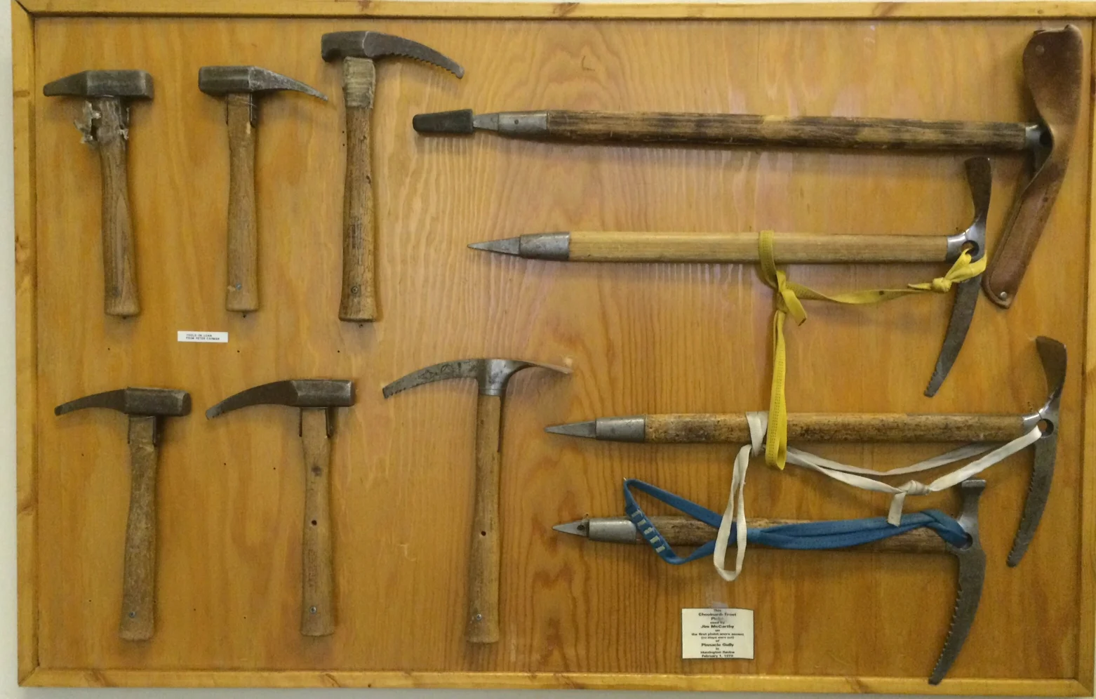 Historic Chouinard Ice Tools and Piolets
