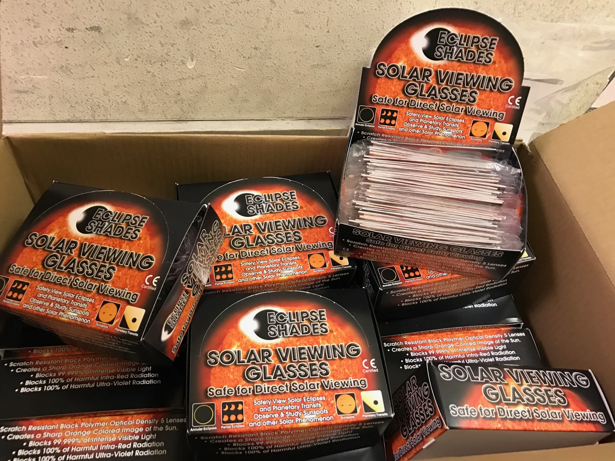 Eclipse 2017 Safe Solar Viewing Glasses are HERE!!!!!