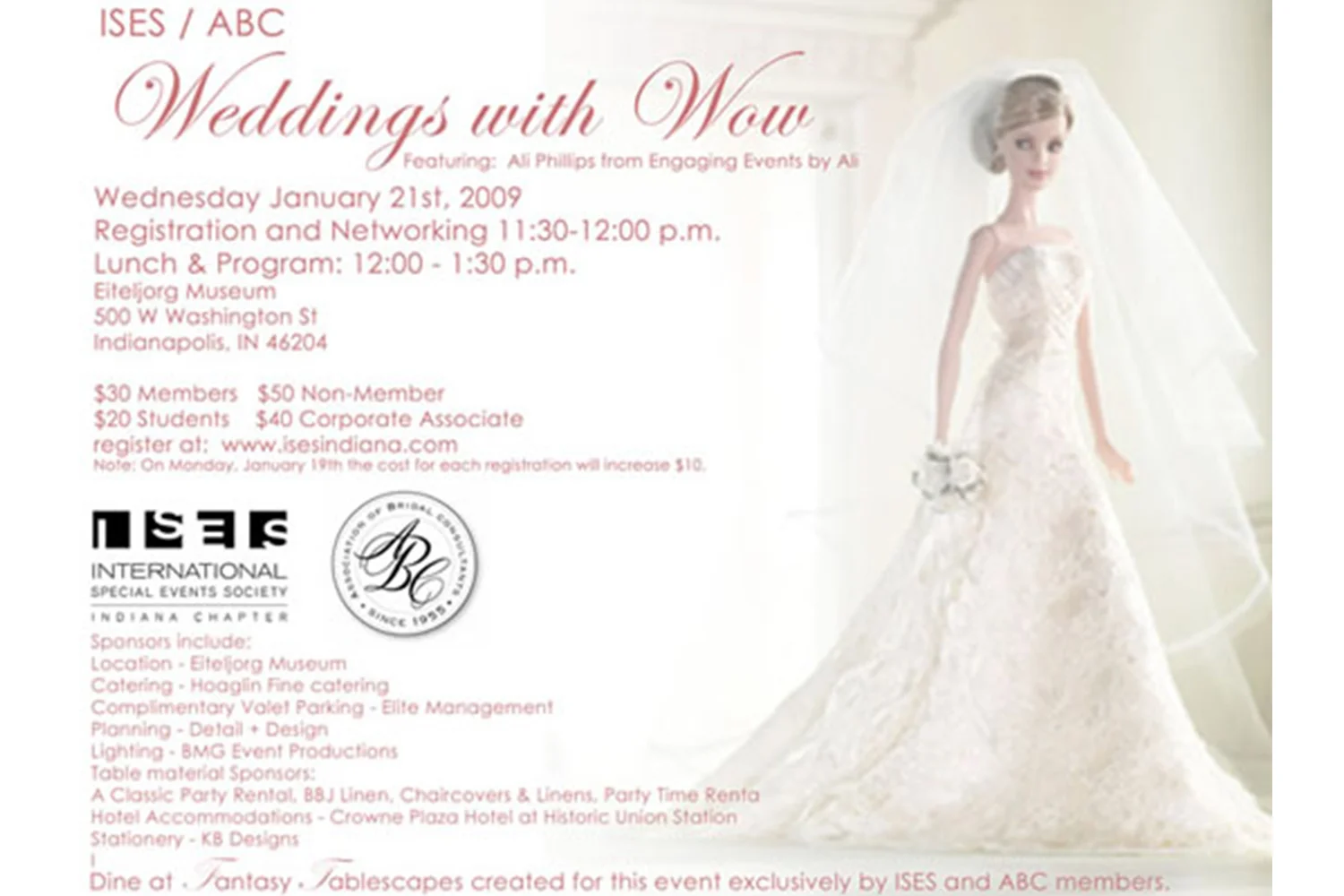 Ali Phillips Speaking today at ISES/ABC Weddings That Wow! in Indianapolis