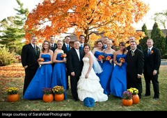 blue and orange weddings chicago engaging events by ali - Fall Themed Chicago Wedding blue and orange weddings chicago engaging events by ali