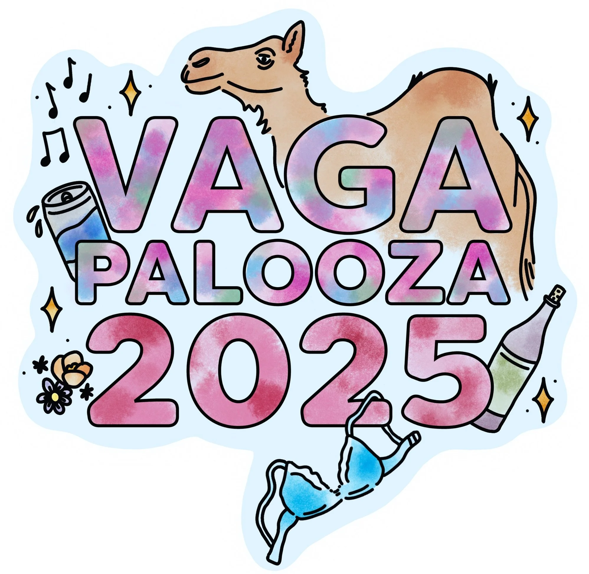 ok, I must admit I was hesitant to post this last year when I made it for a trip with my college friends because of its mildly inappropriate nature 🍑 but no more! YOLO! it was super fun to turn this into shirts, stickers and magnets. I can&rsquo;t m