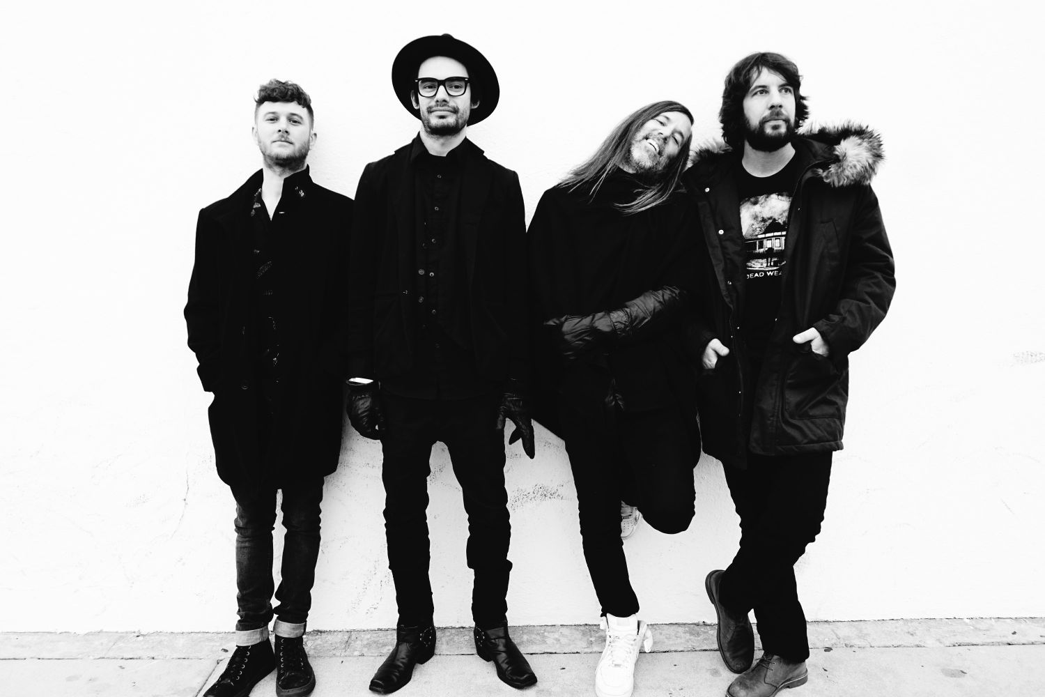 A shot of the band. Photo by Christine Solomon. From left to right: Scott Eton, Esli Sugich, Bobby Moynahan & Anthony Anthos.