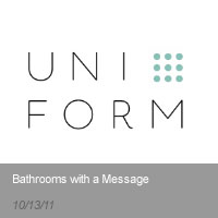 Uniform | Bathrooms with a Message