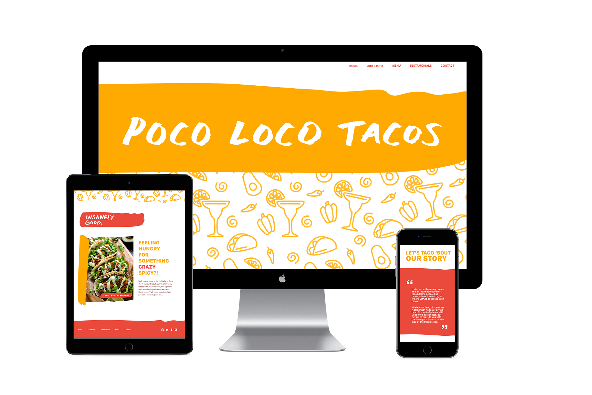 Poco Loco Tacos Website by Ann Champagne