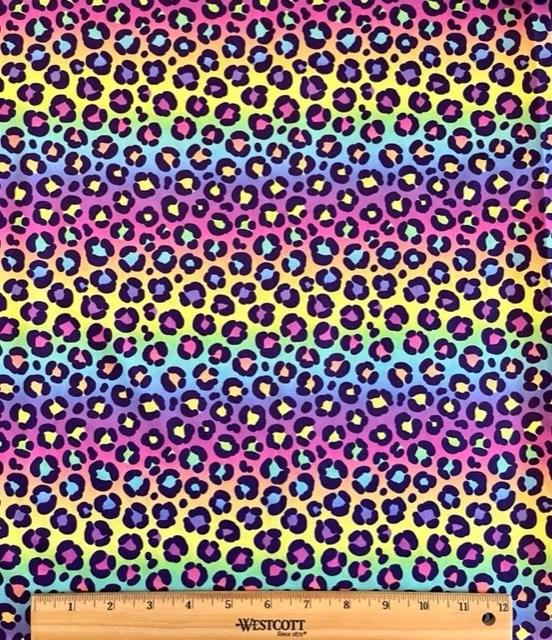Lisa Frank Inspired Leopard