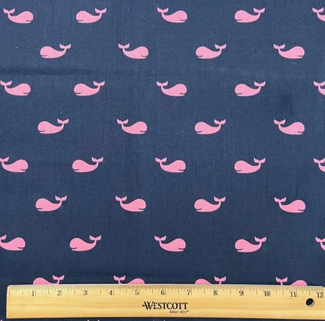 Pink Preppy Whales