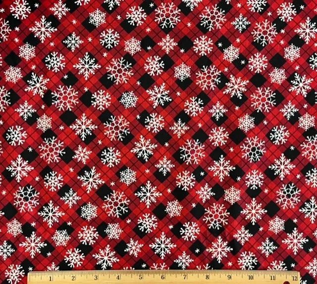 Snowflake Christmas Plaid