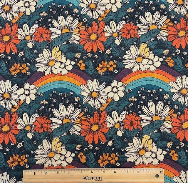 Retro Rainbow Garden