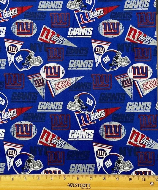 New York Football - Blue Pennant