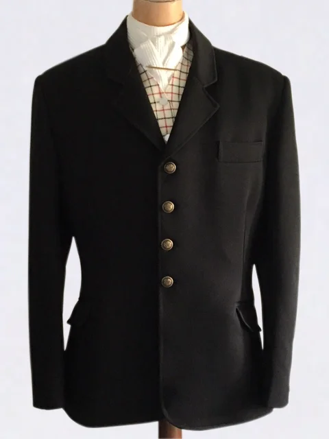 Traditional Style Hunting Jacket - Black