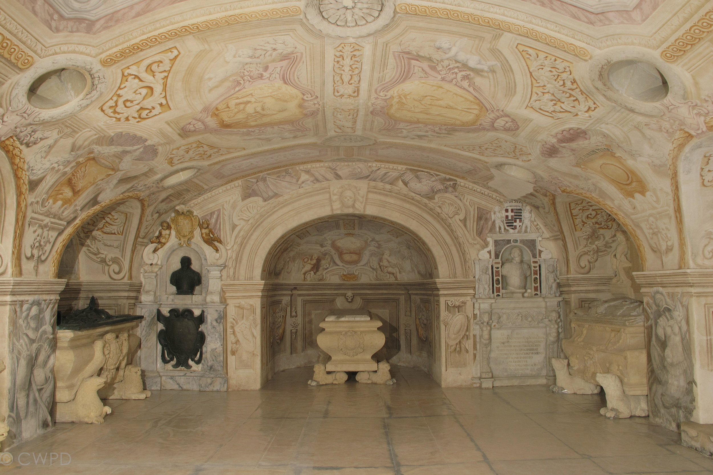  The Crypt after conservation treatment.&nbsp;  Image © Courtauld CWPD 