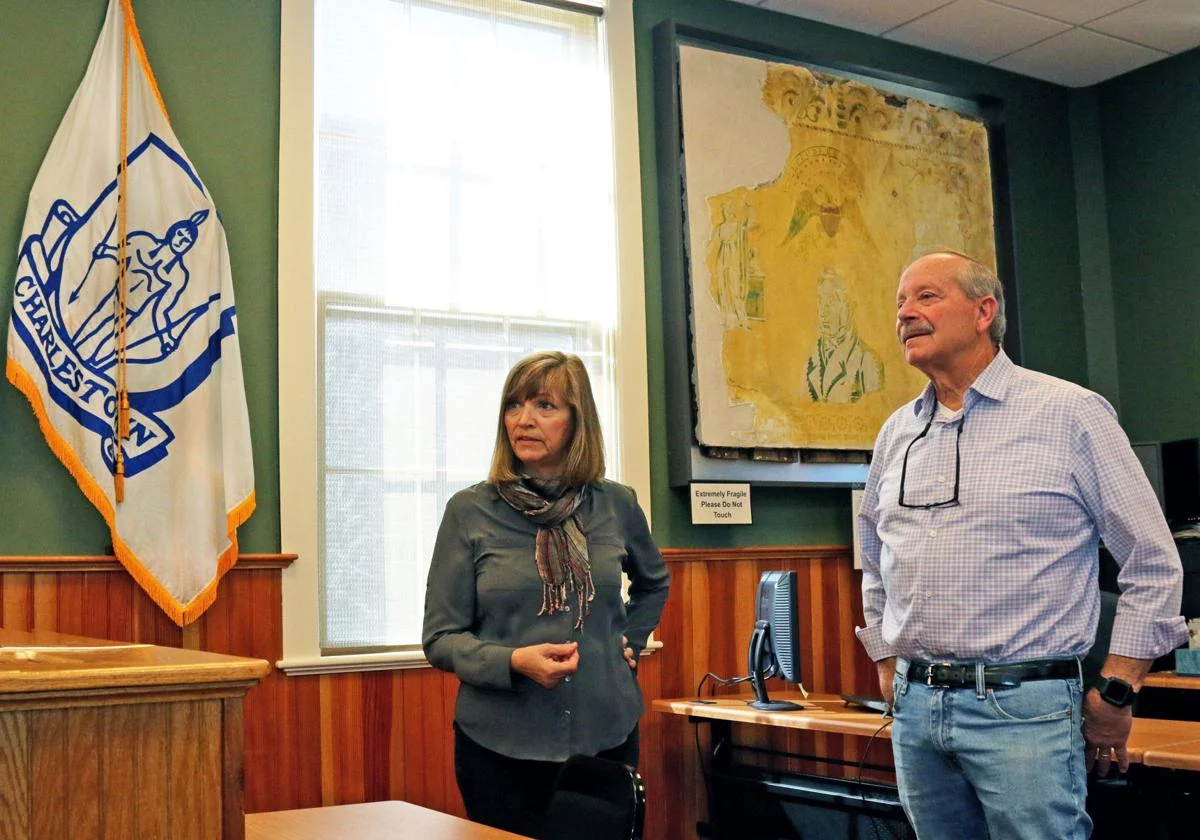 Card Murals Installed in Town Hall