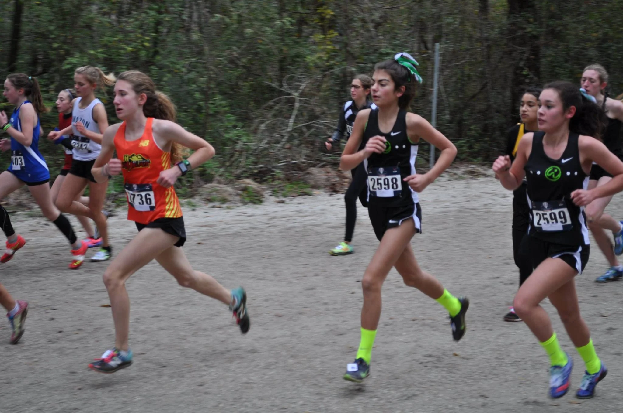 Whisper Runners, Kiley and Candice.