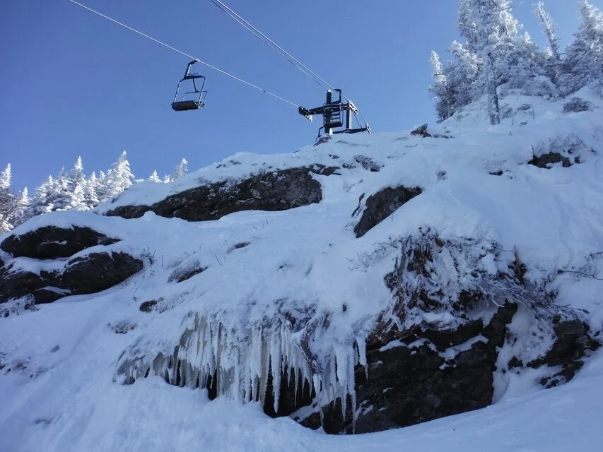 Headwall on Upper Liftline on a thin cover day…Good Luck!