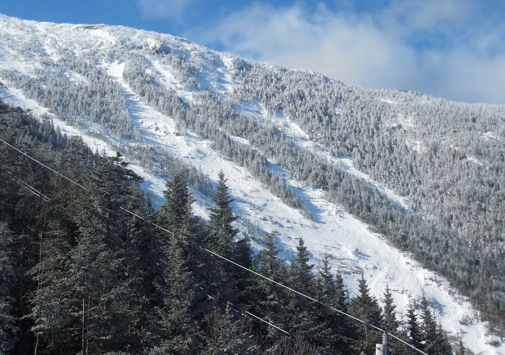 The Slides at Whiteface! The steepest skiing in New York State. Photo courtesy of Jim Kenney.