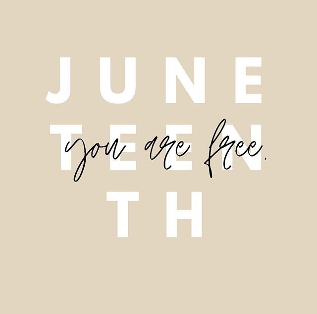 happy juneteenth to all who celebrate. to my Black neighbors, with the heartbreaking and devastating events, it may not seem that you&rsquo;re living free. but while you and your allies like me are continuing our fight for justice and equity, please 