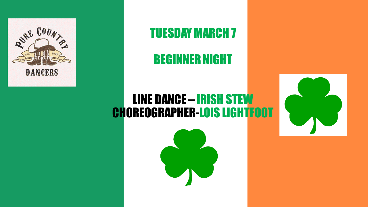 Beginner Night, Lessons 7-9:30 pm DJ Joe Miller, Click on date for dance info, directions, and more!