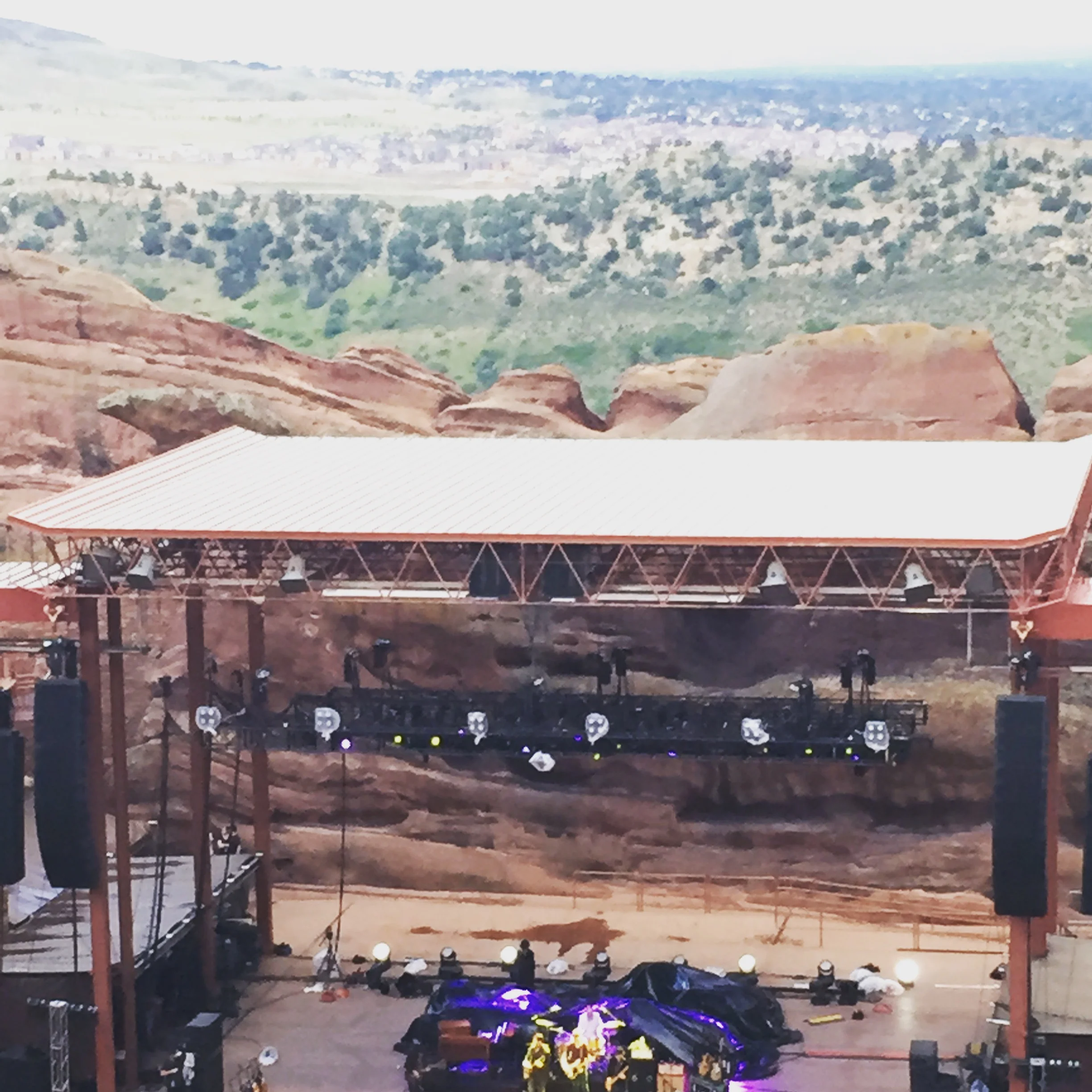 Denver in the Background