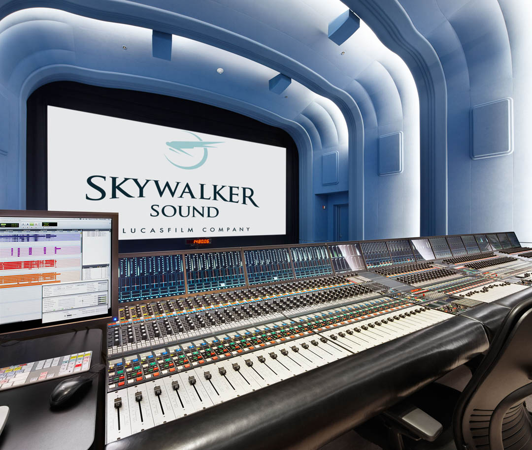 Skywalker Dubbing Stage w/ Neve Digital Console