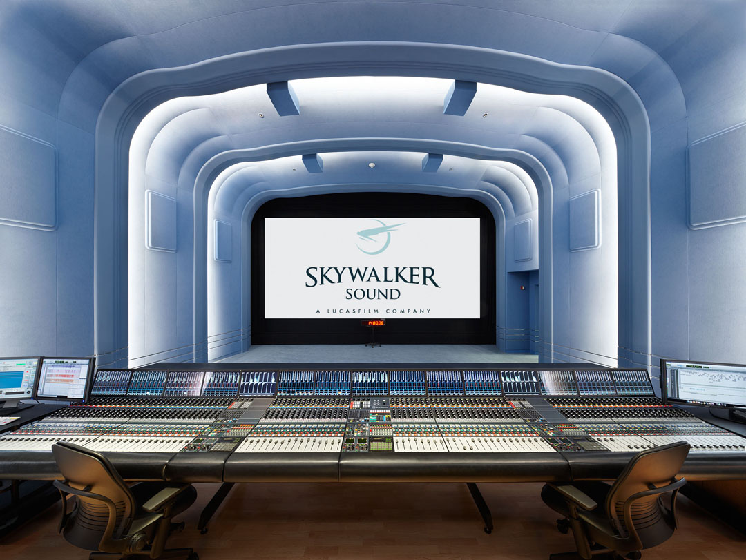 Skywalker Dubbing Stage w/ Neve Digital Console