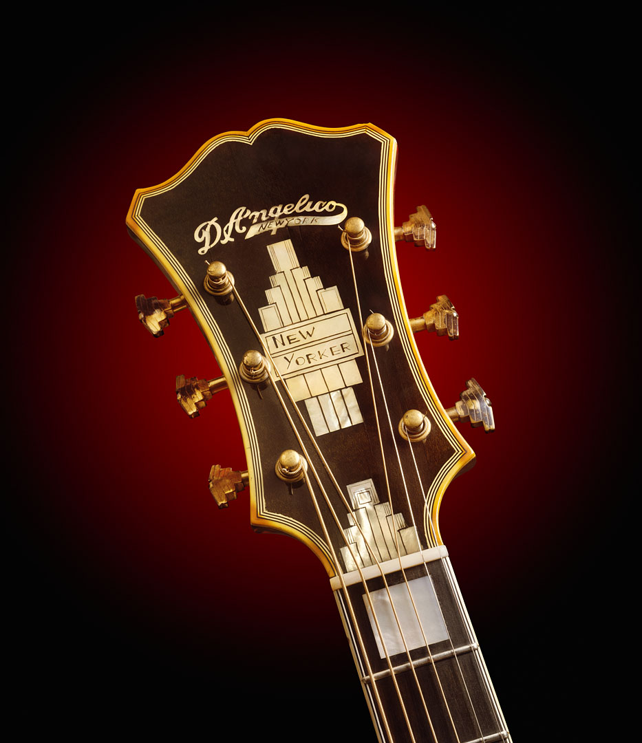 D'angelico New Yorker Headstock Detail