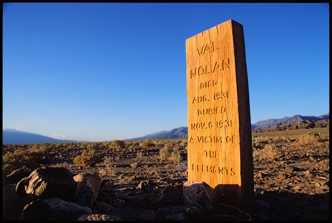 Val Nolan's Grave Site, Death Valley, Ca. 