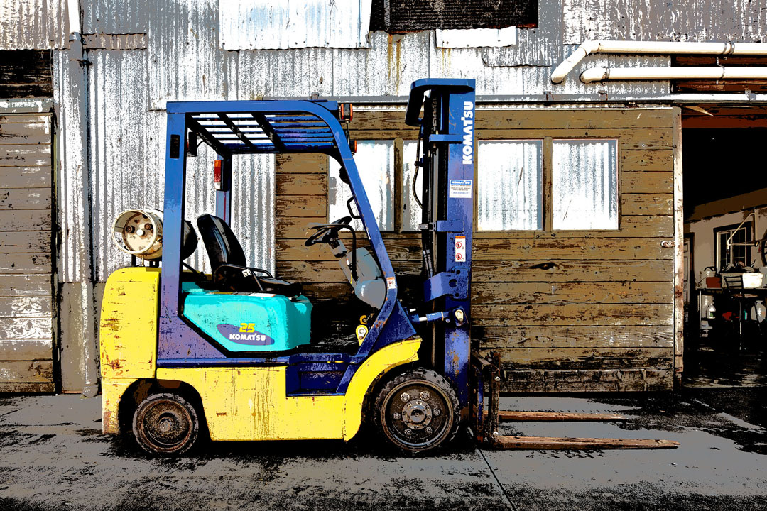 Forklift, Commercial Wharf, Monterey, Ca. 