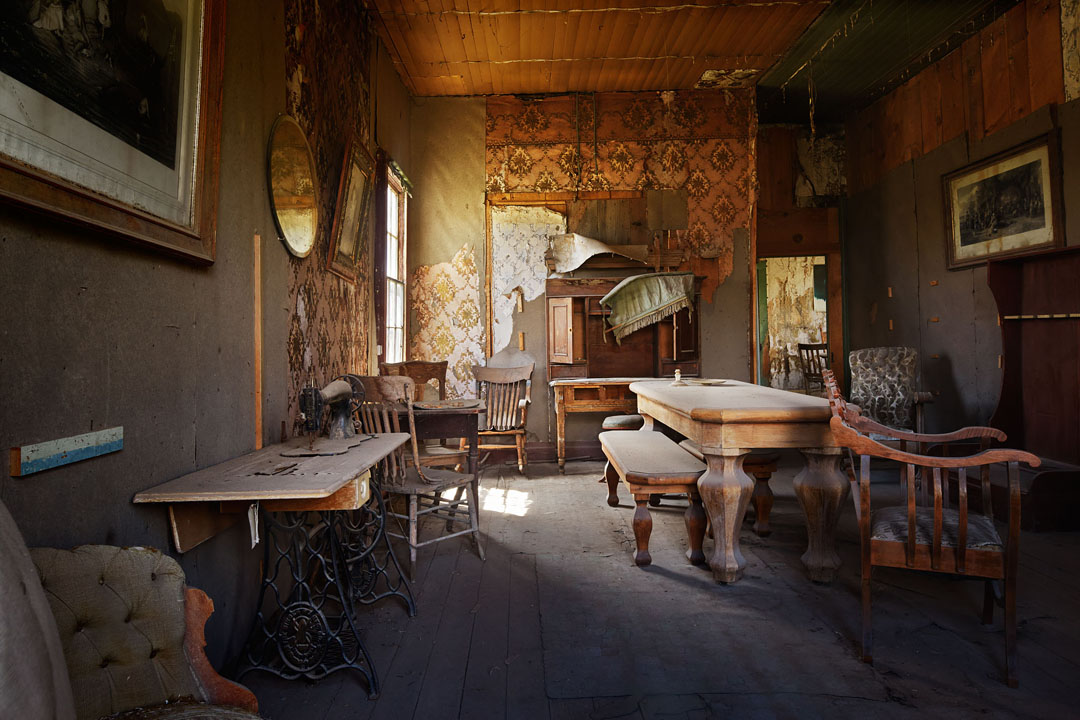 Building interior, Bodie, Ca. 