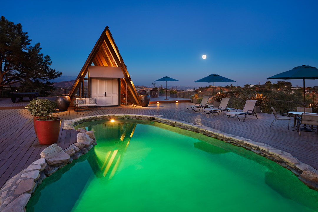 Laurel Canyon Home at Dusk