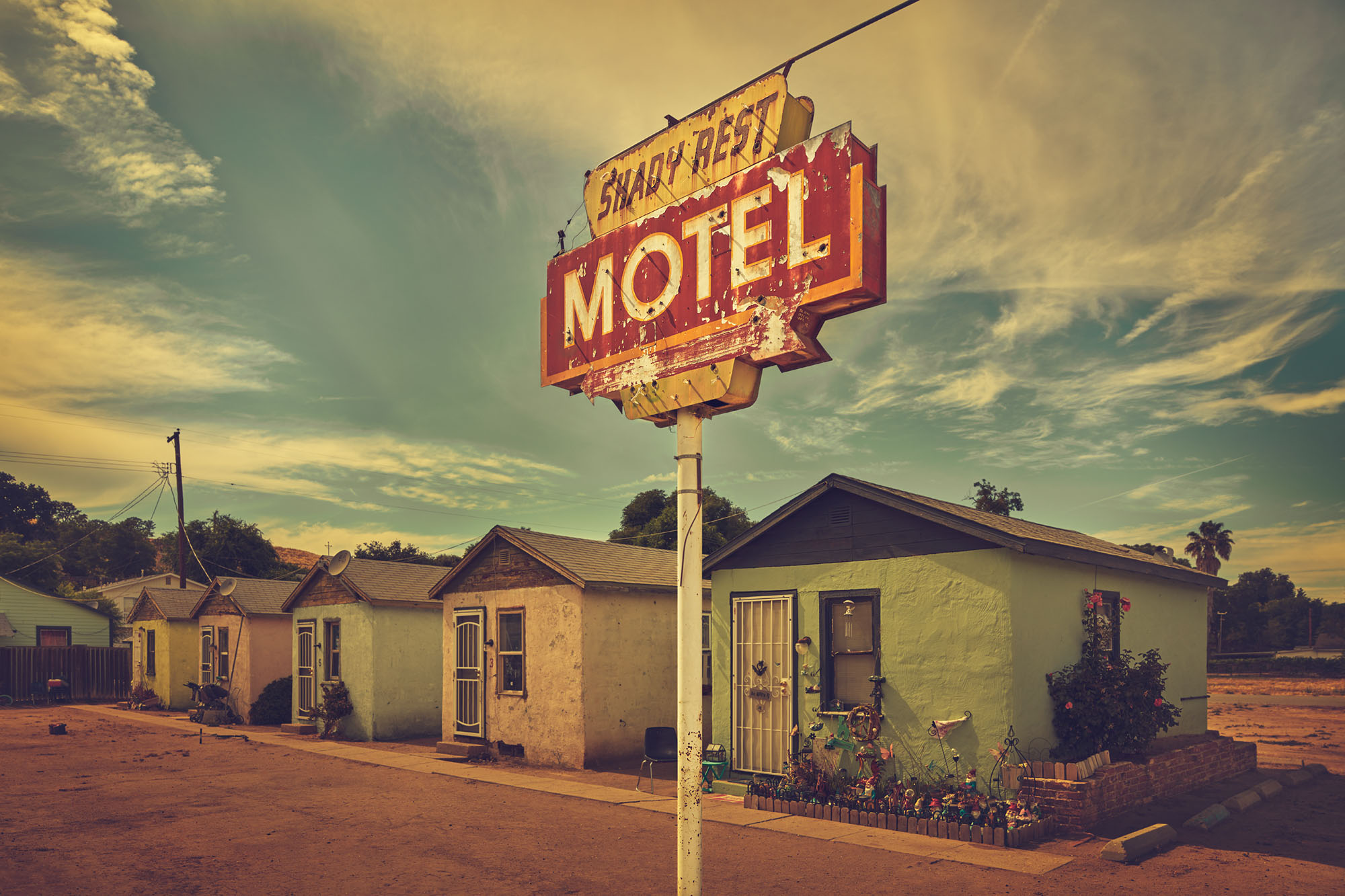 Shady Rest Motel, San Miguel, Ca. 