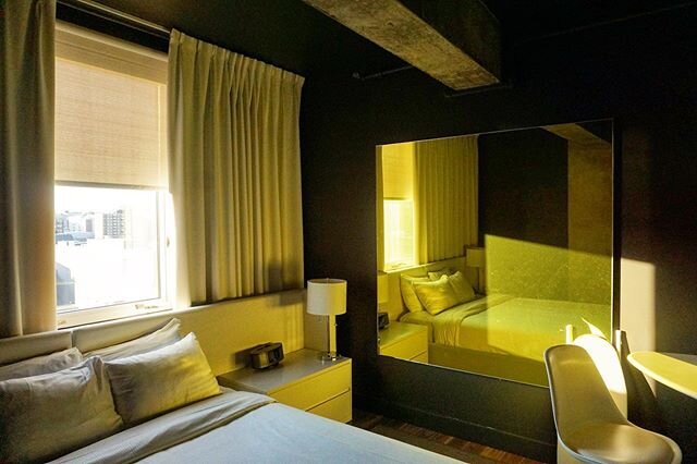 Yellow tinted mirrors, fresh white sheets and cement walls give the rooms at Hotel Zero One a  modern/ industrial feel with a sprinkle of coziness. I loved the room but what I loved more was thw fact that hotel is across the street from Chinatown! Th