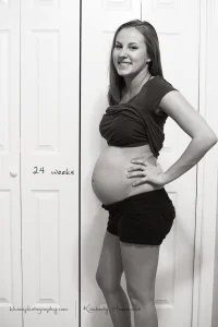 24 weeks pregnant, baby girl, baby bump, premature baby, pregnancy, baby, birth story