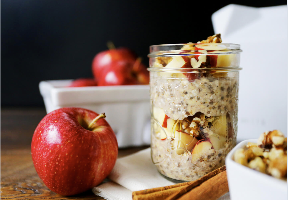 Recipe of the Month - September 2026: Apple Walnut Overnight Oats