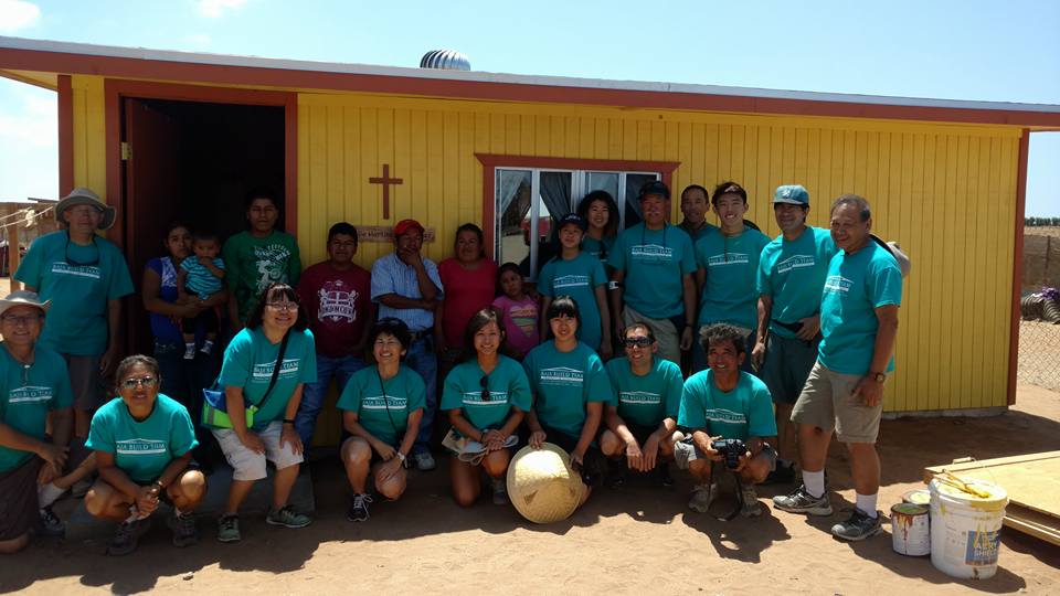 Home built for the Dominguez-Martinez Family in Vicente Guerrero, Baja, Mexico - August 2016