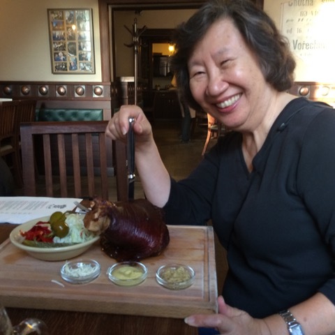 We didn’t meet this Prague person, in person, in Prague, but we think she would agree with Andrea that Czechia food is the best.
