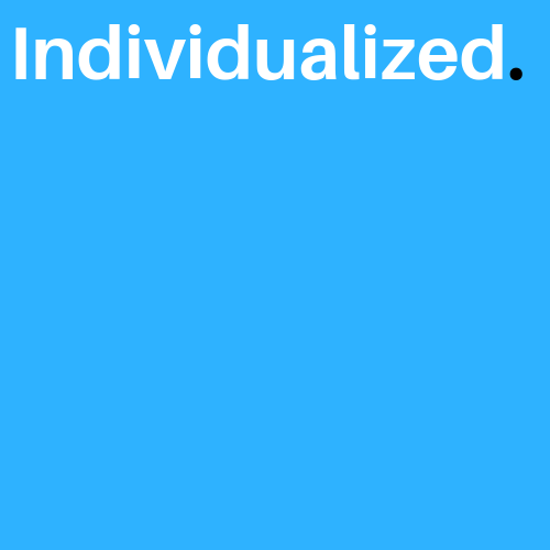 You are one of a kind! We believe your healthcare should be too. At iAM you will spend 100% of your visit one-on-one with a Doctor of Physical Therapy. Sessions are INDIVIDUALIZED to fit your specific goals and lifestyle. Because we are able to spend more time with you, our treatments are more targeted and focused which means fewer visits and you will get stronger, faster!