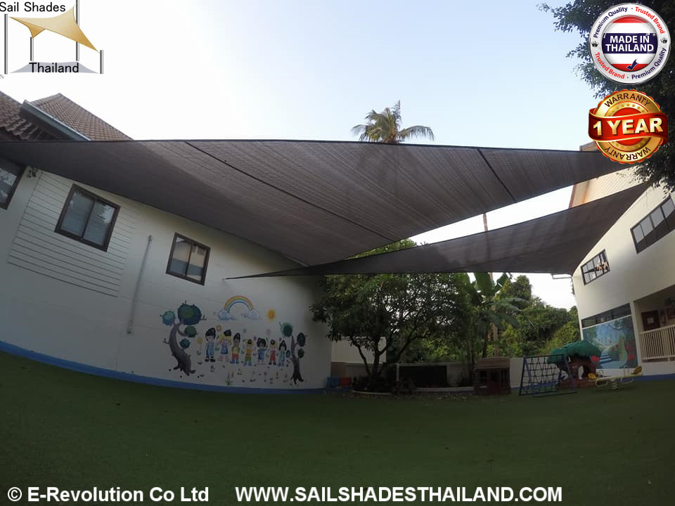 Sail Shades at the International School of Samui by www.sailshadesthailand.com