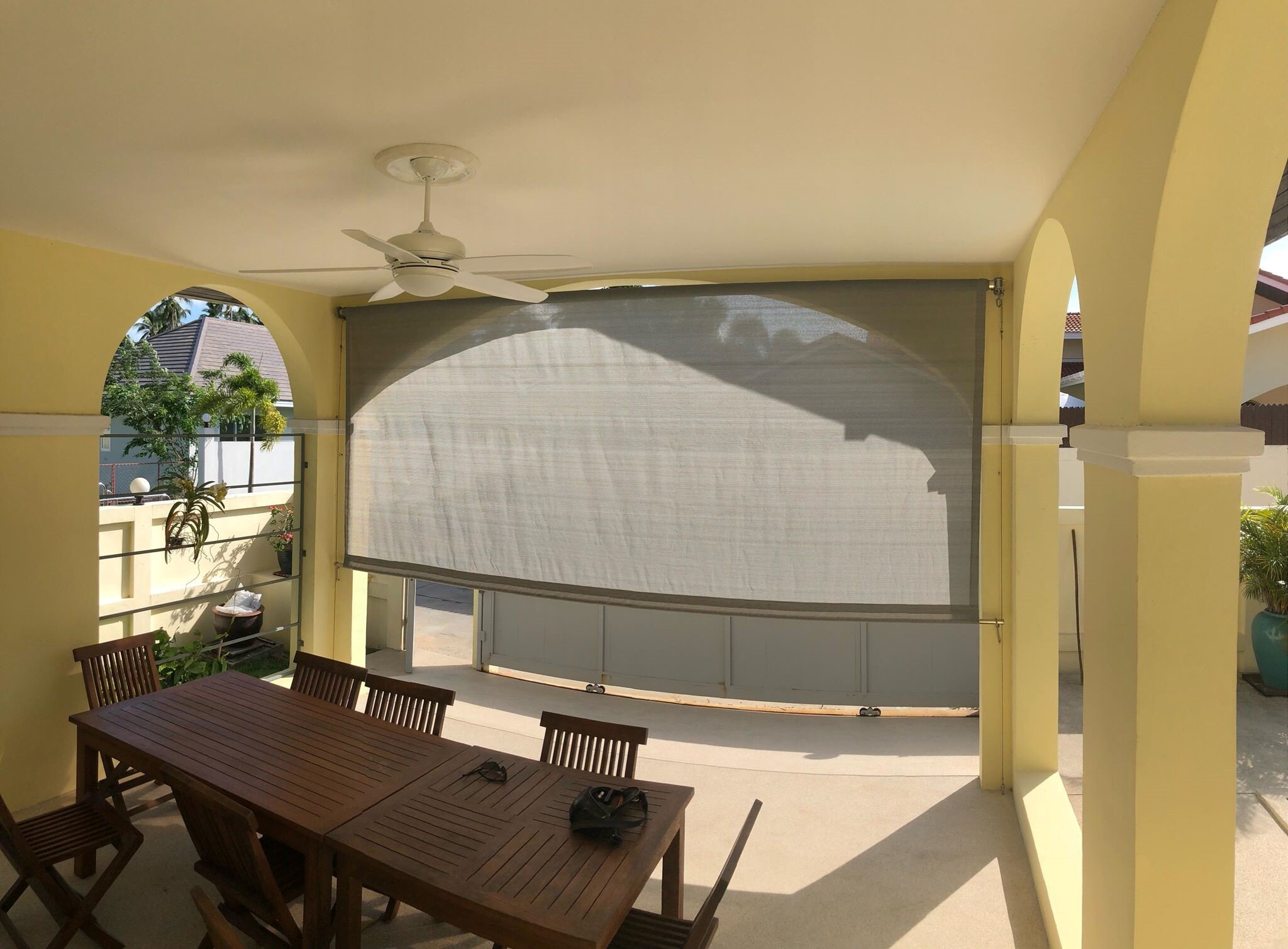 SST Construction & Shades Outdoor Roller Blinds