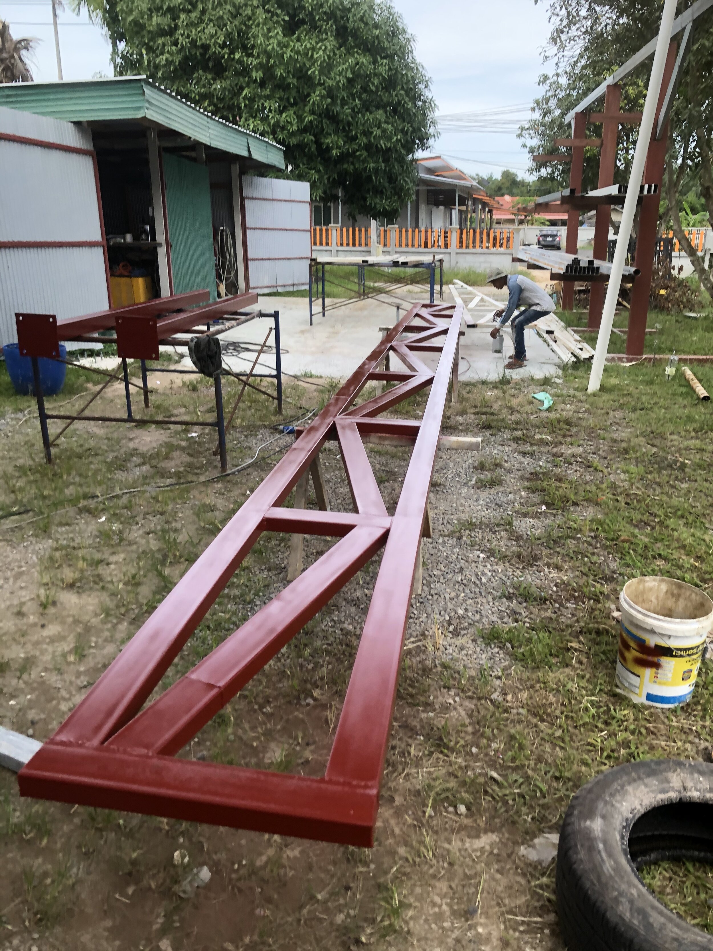 Steel Frame construction Samui