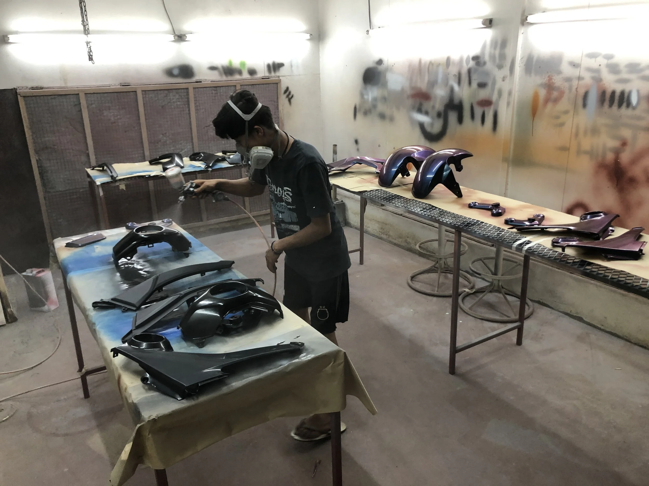 Chameleon Custom Painted Motorbike Parts &amp; Cars