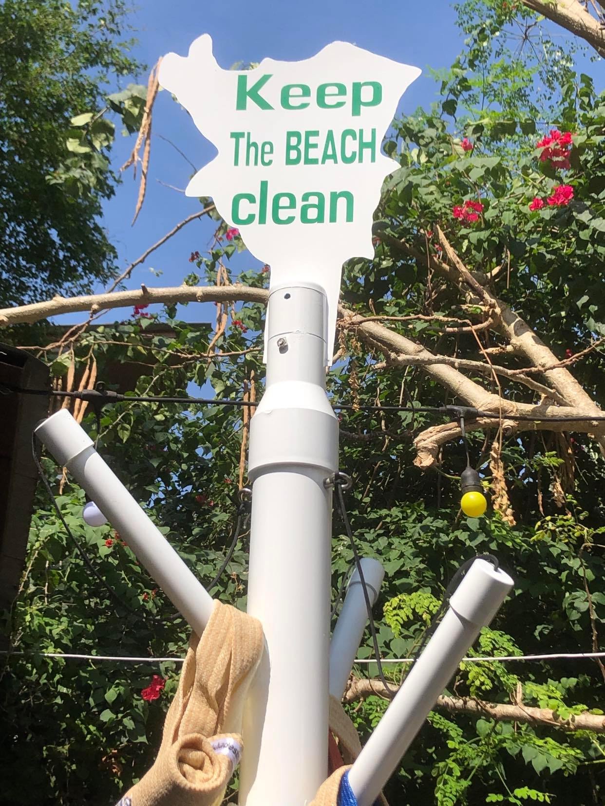 Keep the beach clean Samui