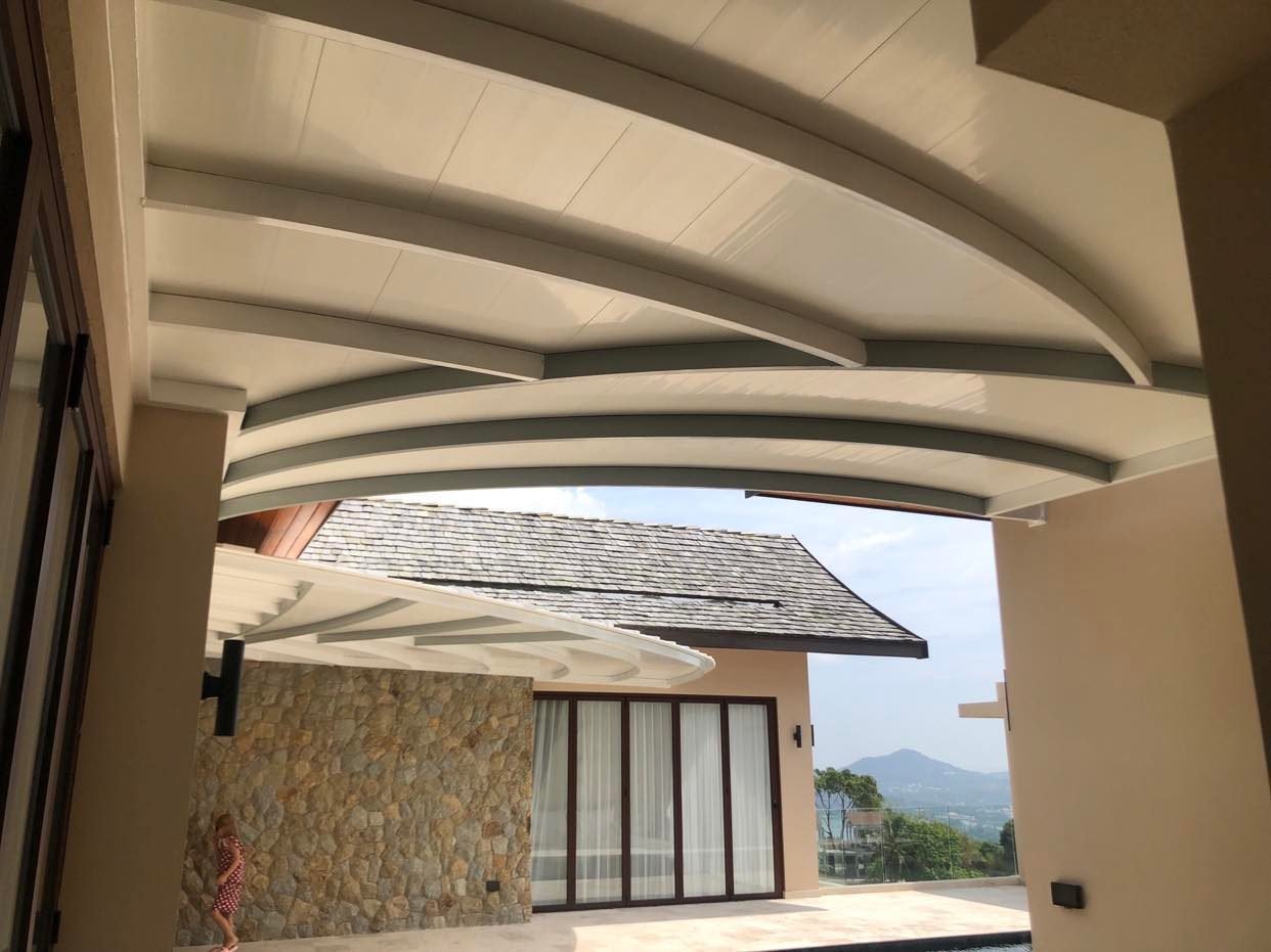 Artistic Custom High Quality Made Gazebo Sala Roof Samui 