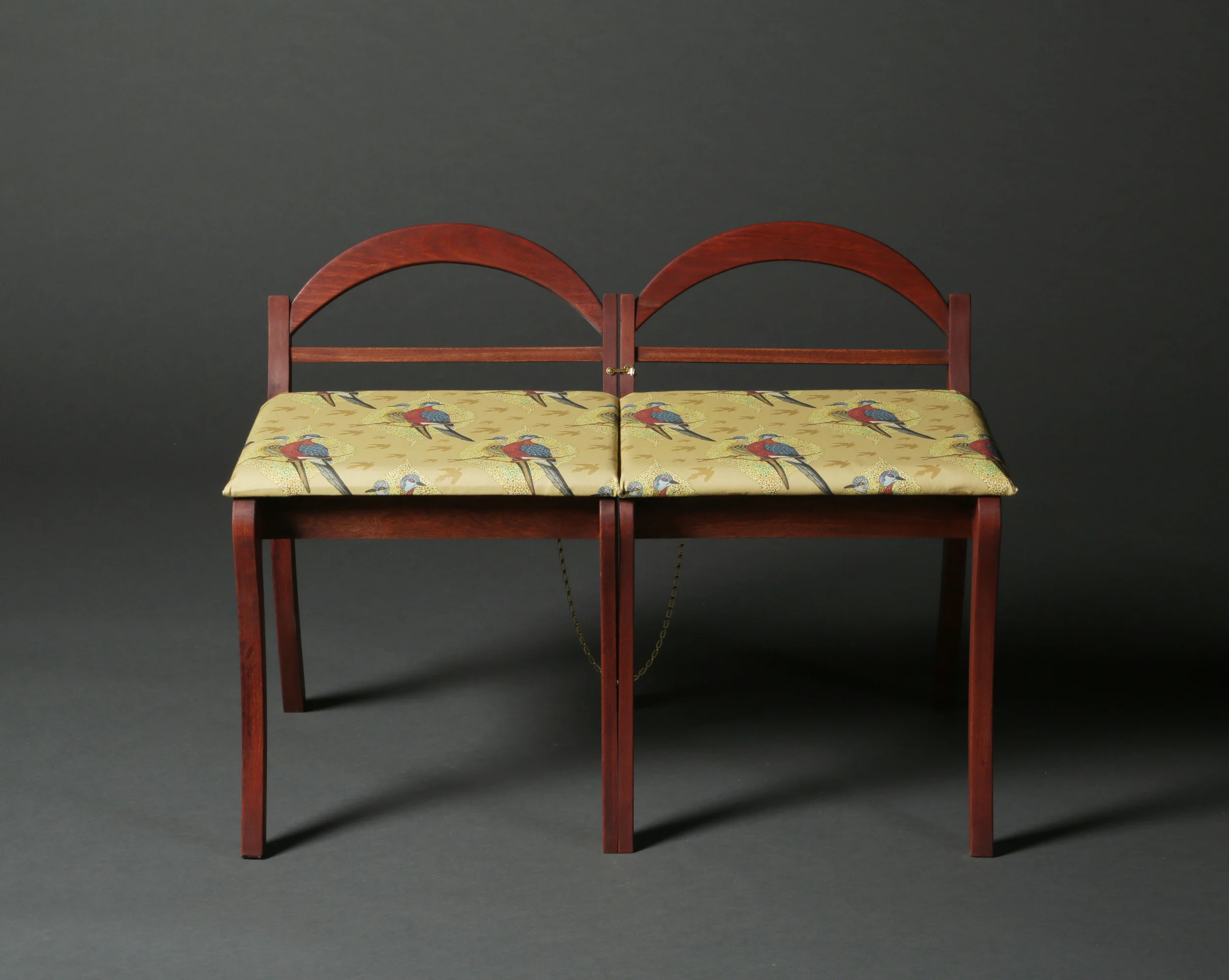   Love/Hate Seat  2014  For lovers who wish to make a statement other than a slammed door. 