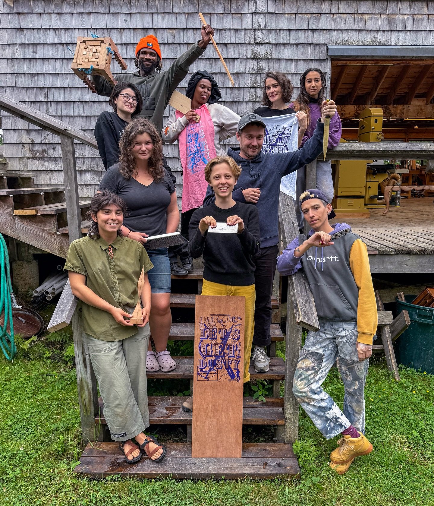 One more @haystack_school post~the premise of this class was using historical techniques in unusual ways and this group delivered.  They came up with some truly original interpretations and I&rsquo;m so amazed with the results.  In only two weeks, th