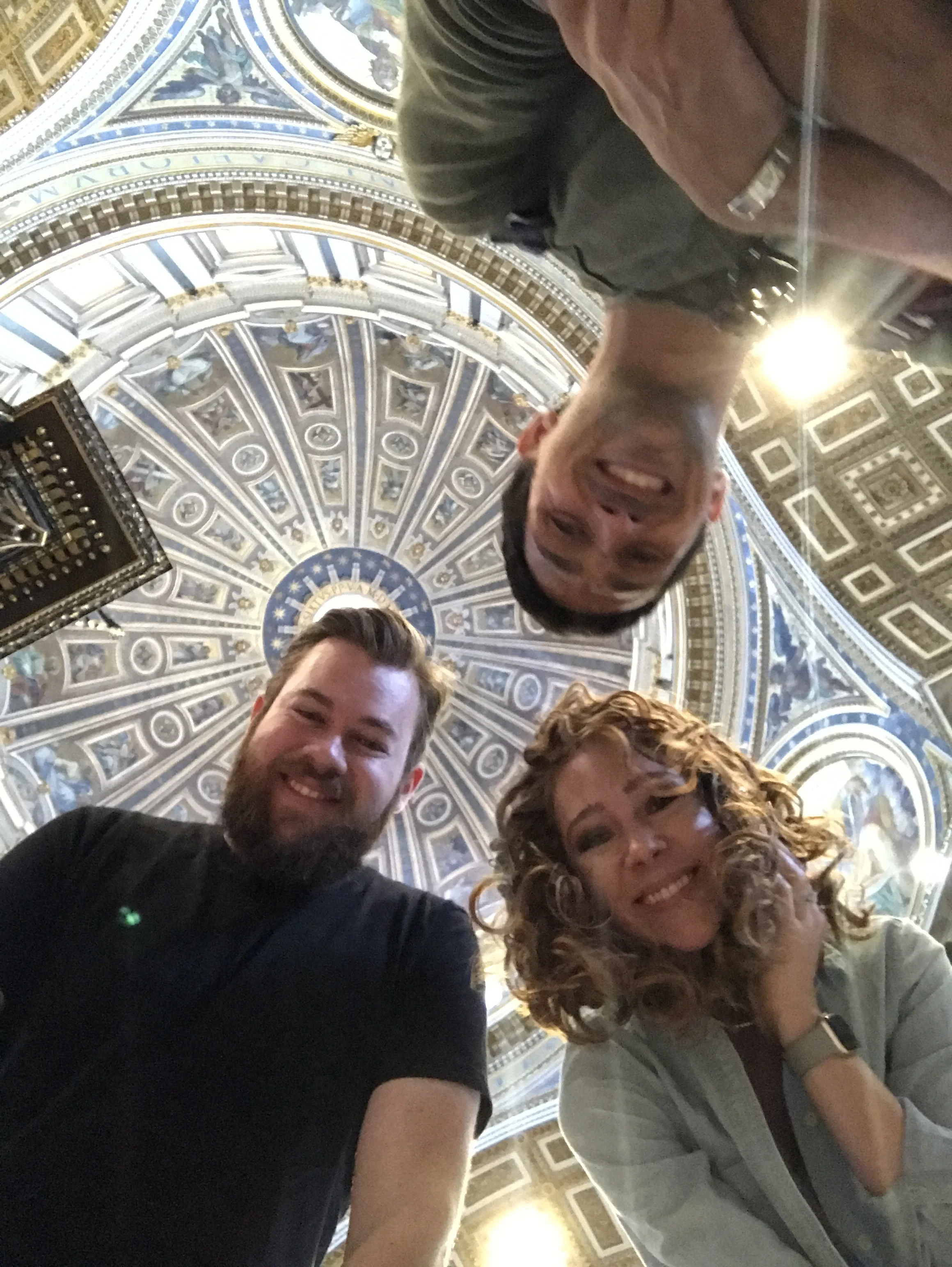  With our tour guide, Tommaso. 