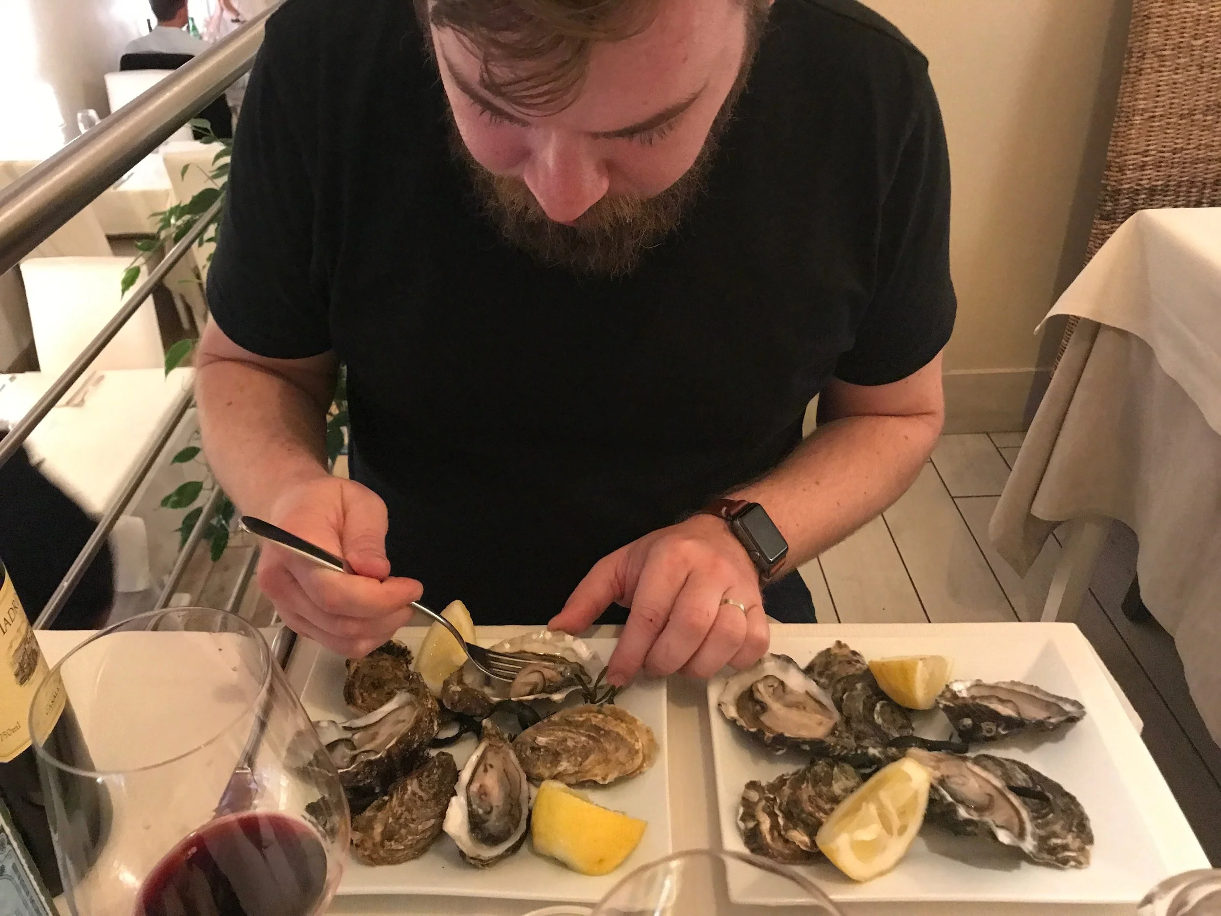  Appetizer #2: oysters, and plenty of them! 