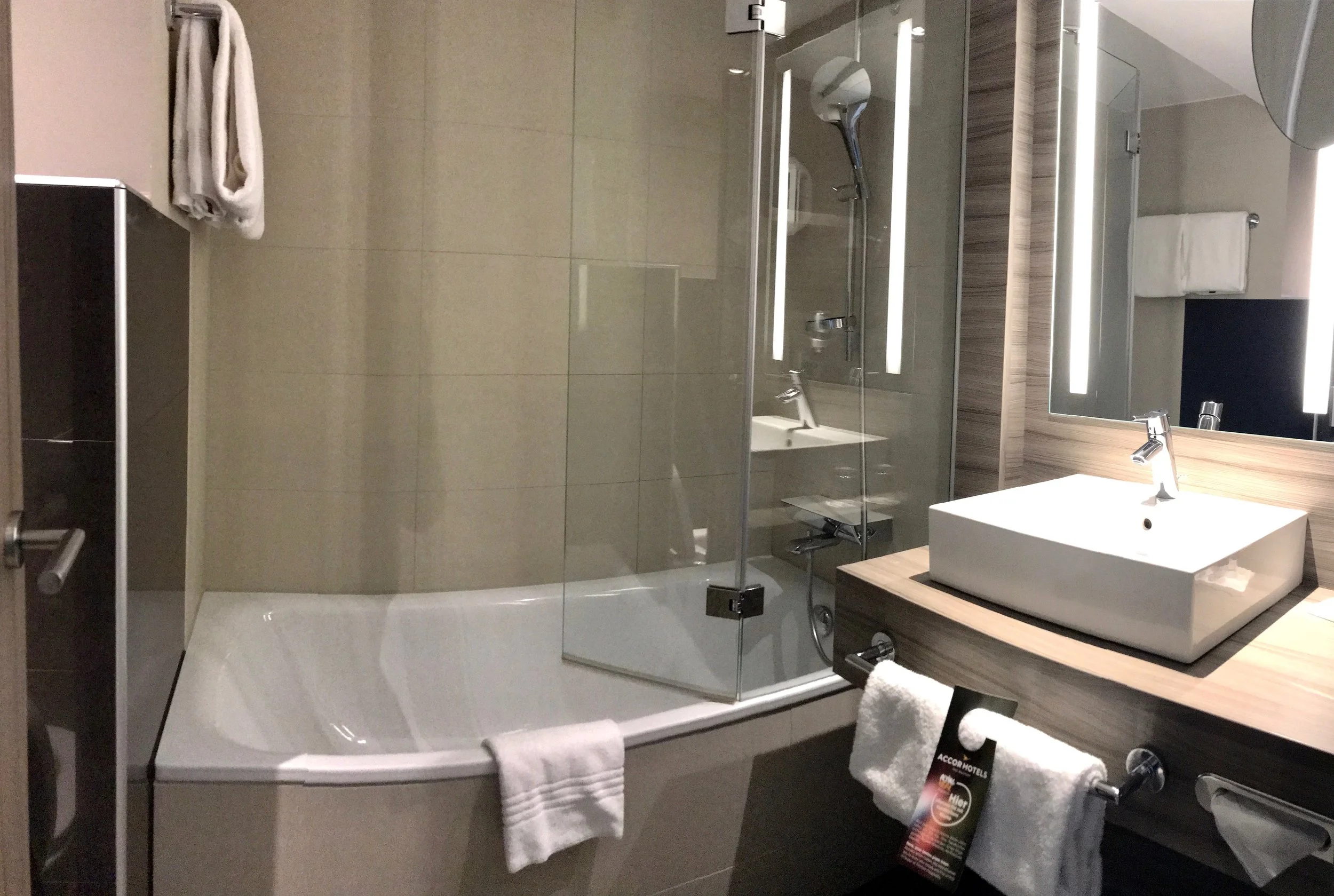  This was also our first bathtub (and all-around fancy bathroom) of our trip. I actually sought out a Lush store in Salzburg just to get a bath bomb. 