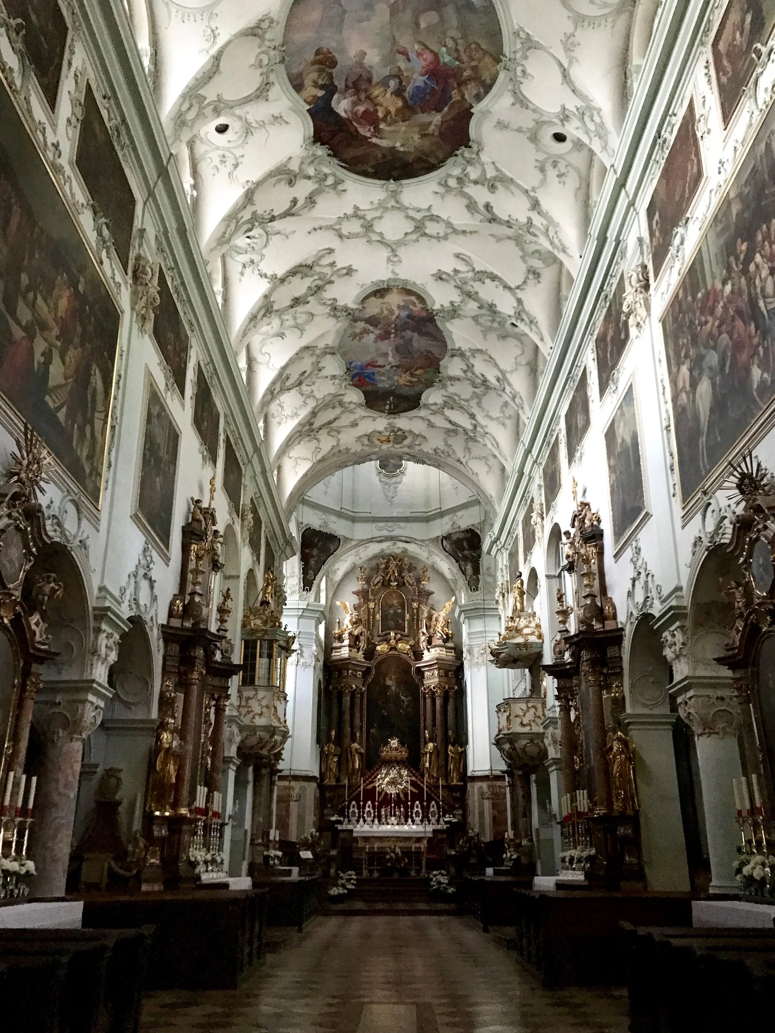  The Romanesque church near St. Peter's Cemetery. Michael Haydn is buried here. 